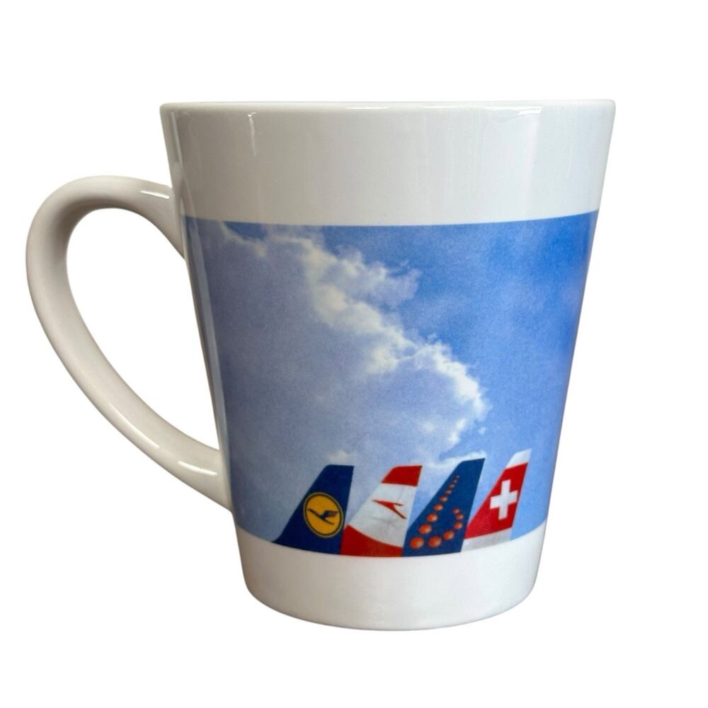 Lufthansa Group European International Airlines Aviation Plane Coffee Mug Cup